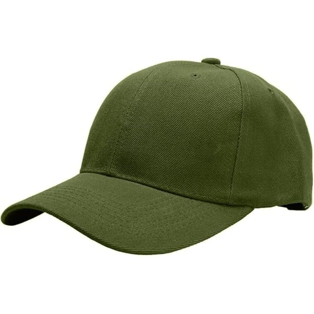 Unisex Army Green Athletic Adjustable Strap Casual Running Classic Baseball Cap